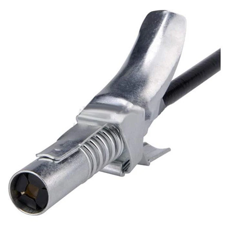 Heavy Duty Quick Release Lock Clamp High Pressure Oil Filler Connector To Zerk 10 000 Psi 1/8inch Npt Two Easy Pus | Инструменты