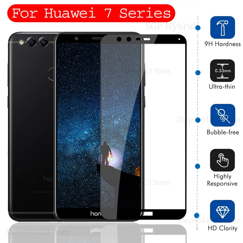 Защитное стекло для Huawei Honor 7x7 s 7a 7c Pro 7 X S A C X7 S7 A7 C7 7apro 7cpro 8 9 lite 8lite View 10 | Мобильные