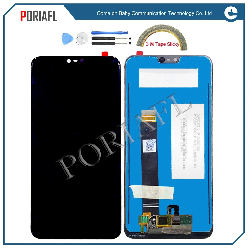 100% протестированный ЖК дисплей Nokia 6 1 + дигитайзер сенсорного экрана в сборе для