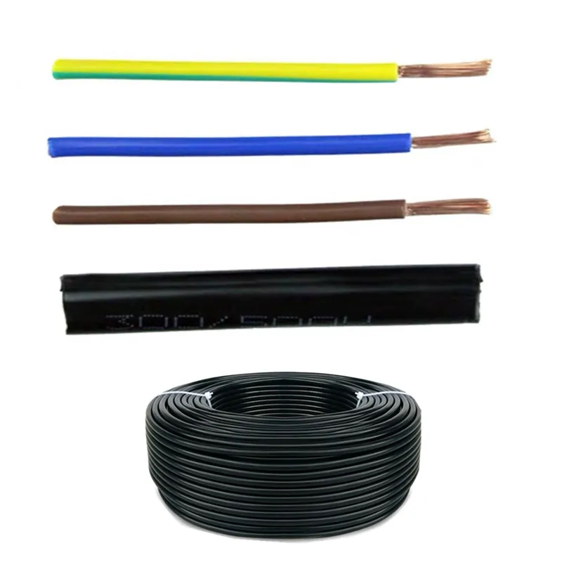 Медный кабель провод 18AWG 17AWG 15AWG 13AWG 11AWG 9AWG 1 метр 2-5 жил электрический из ПВХ с