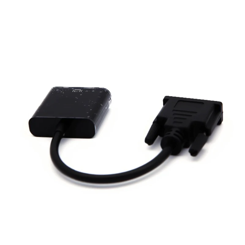 Кабель-адаптер DVI-VGA 1080P DVI-D-VGA кабель 24 + 1 25 Pin DVI папа-15 VGA Женский видео конвертер