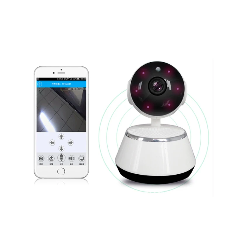 HD 720P Смарт IP камера WiFi мобильный пульт дистанционного управления с ИК/PTZ функция