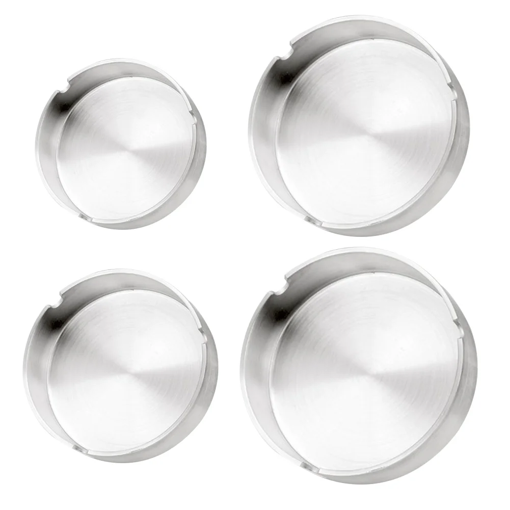 Thicken Durable Home Use Outdoors Stainless Steel Ashtray Practical Round | Дом и сад
