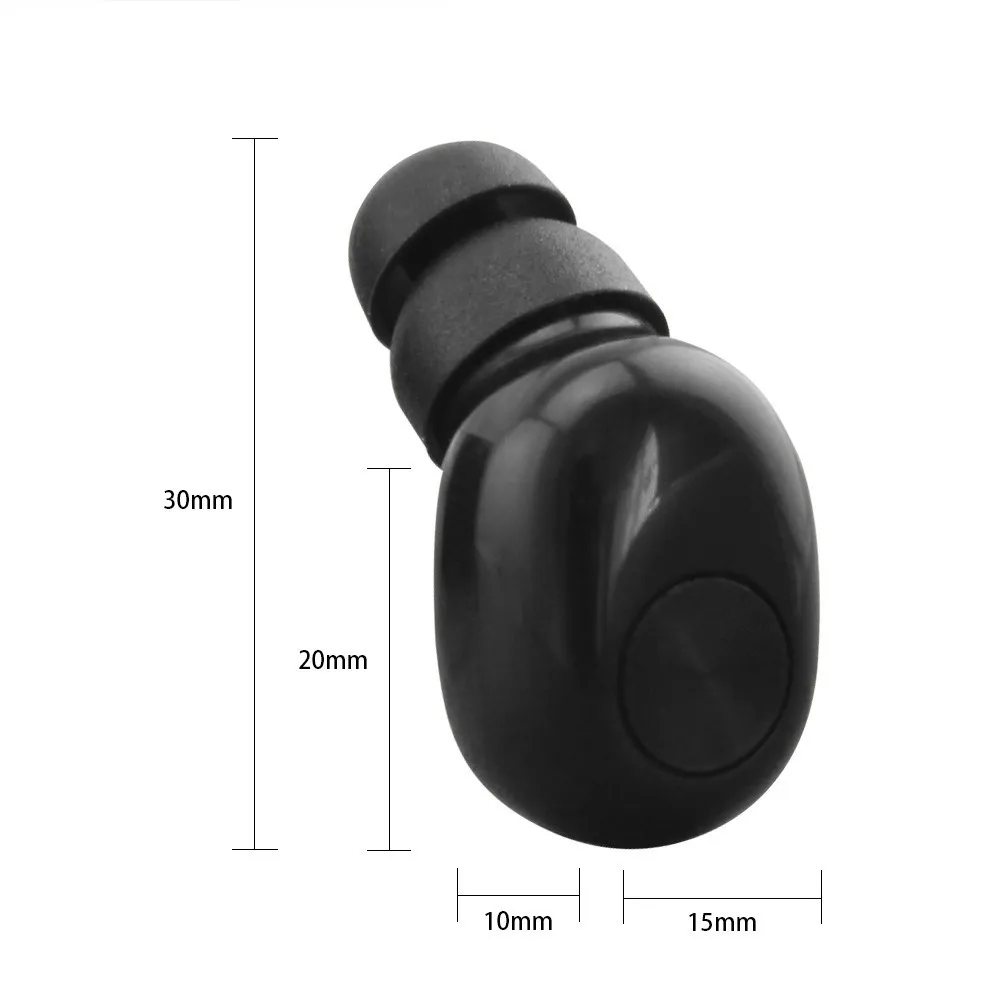 CHYI смартфон мини Bluetooth наушники черный беспроводной стерео гарнитура с