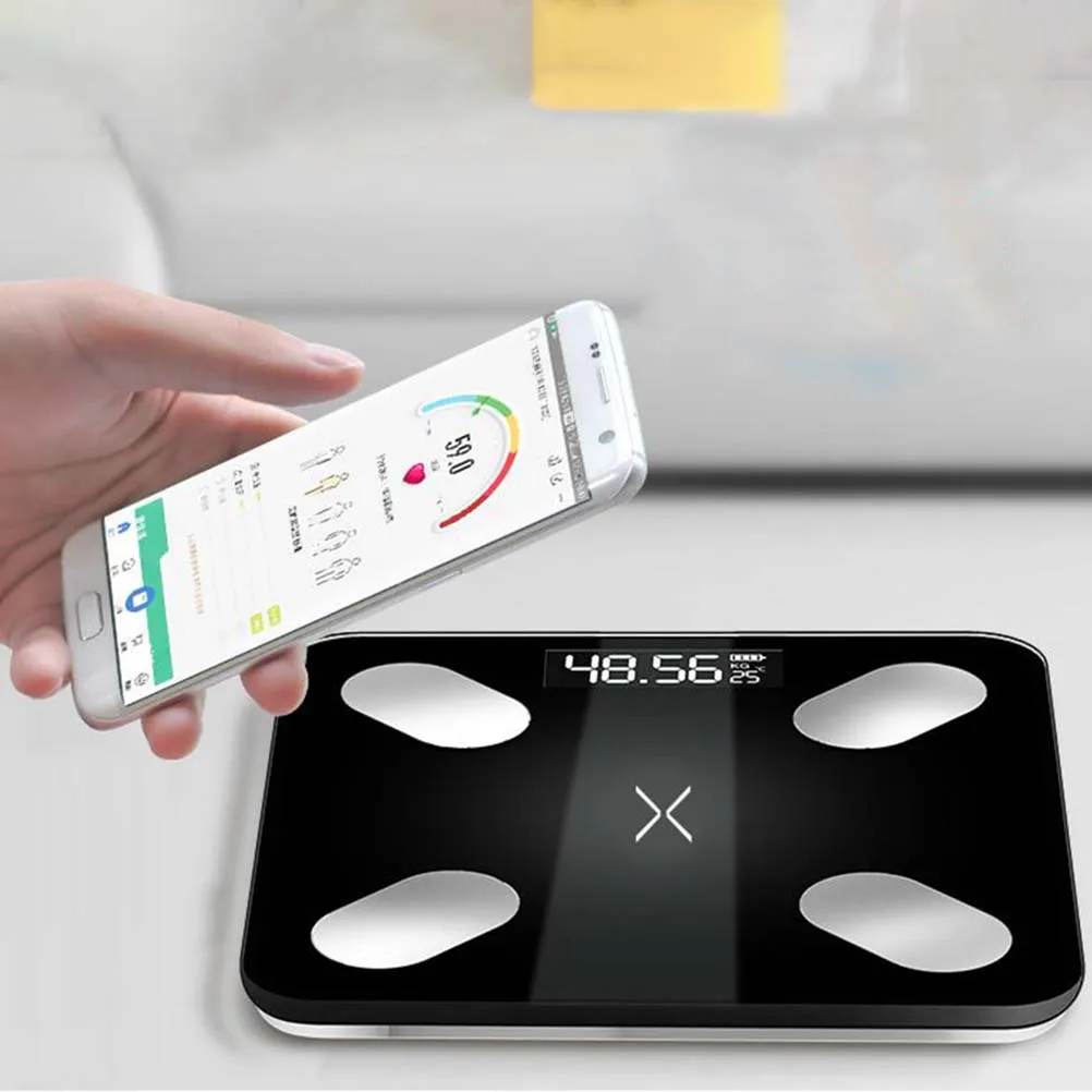 Цифровые напольные весы цифровые с Bluetooth светодиодные без аккумулятора | Дом и