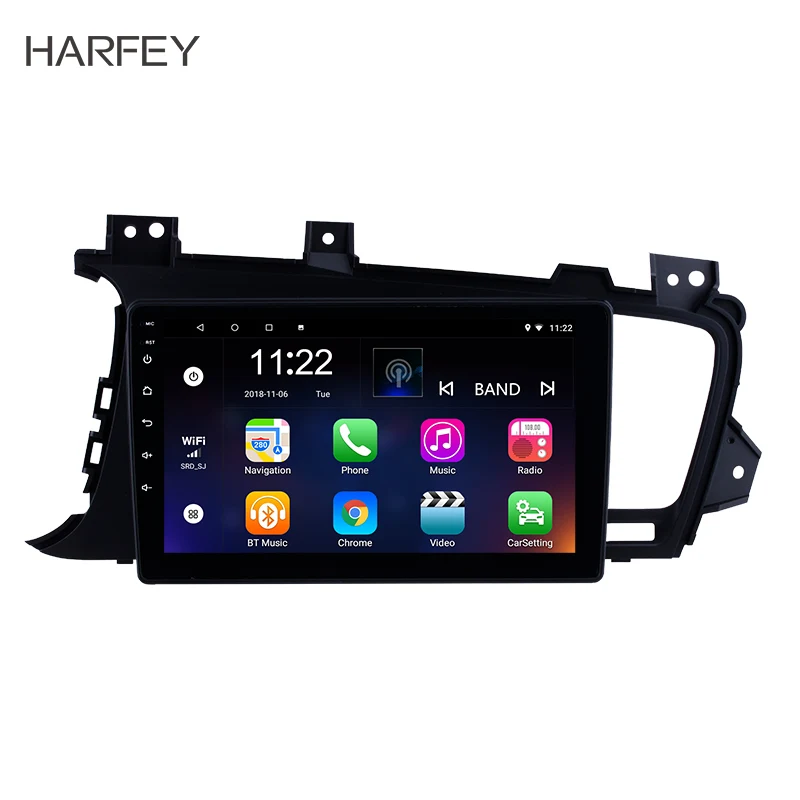 Harfey автомобильный мультимедийный плеер для 2011 2012 2013 2014 Kia k5 LHD 9 &quotAndroid 10 0 радио GPS