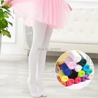 springautumn candy color children tights for baby girls kids cute velvet white pantyhose stockings for ballet dance girl tights