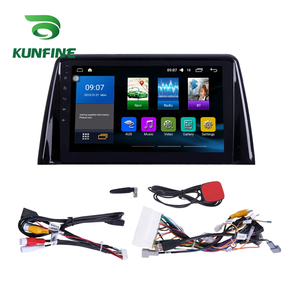 Восьмиядерный 1024*600 Android 8 1 автомобильный DVD GPS навигационный плеер Deckless стерео для