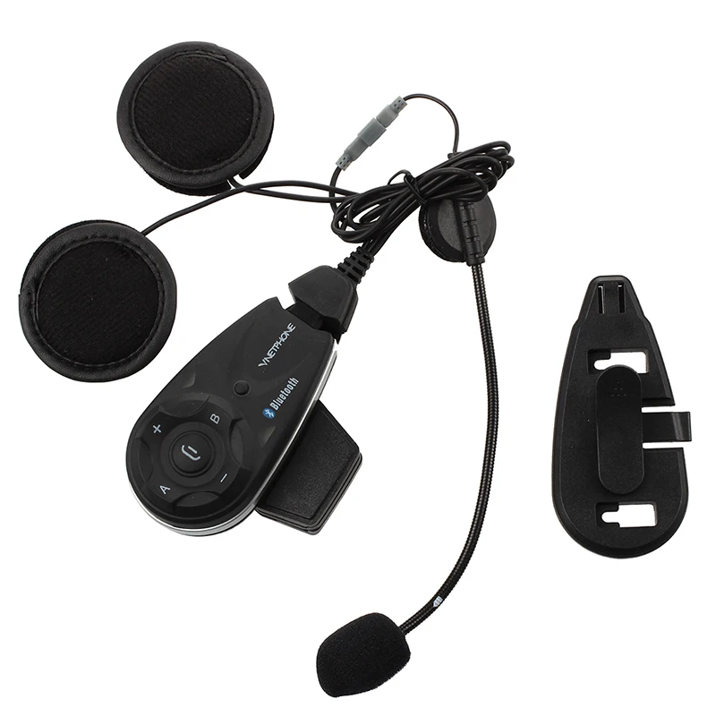 Vnetphone V5 1200m мотоцикл/Skihelm домофон Погода 5 всадников Bluetooth BT переговорные