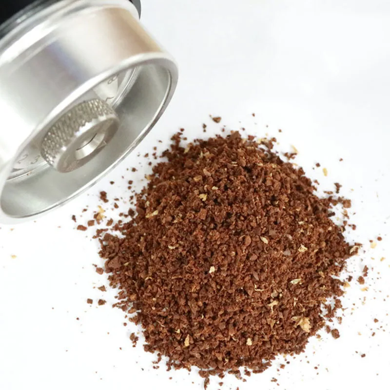 LUDA мини одной рукой Кофемолка ручная портативная Регулируемая кофемолка