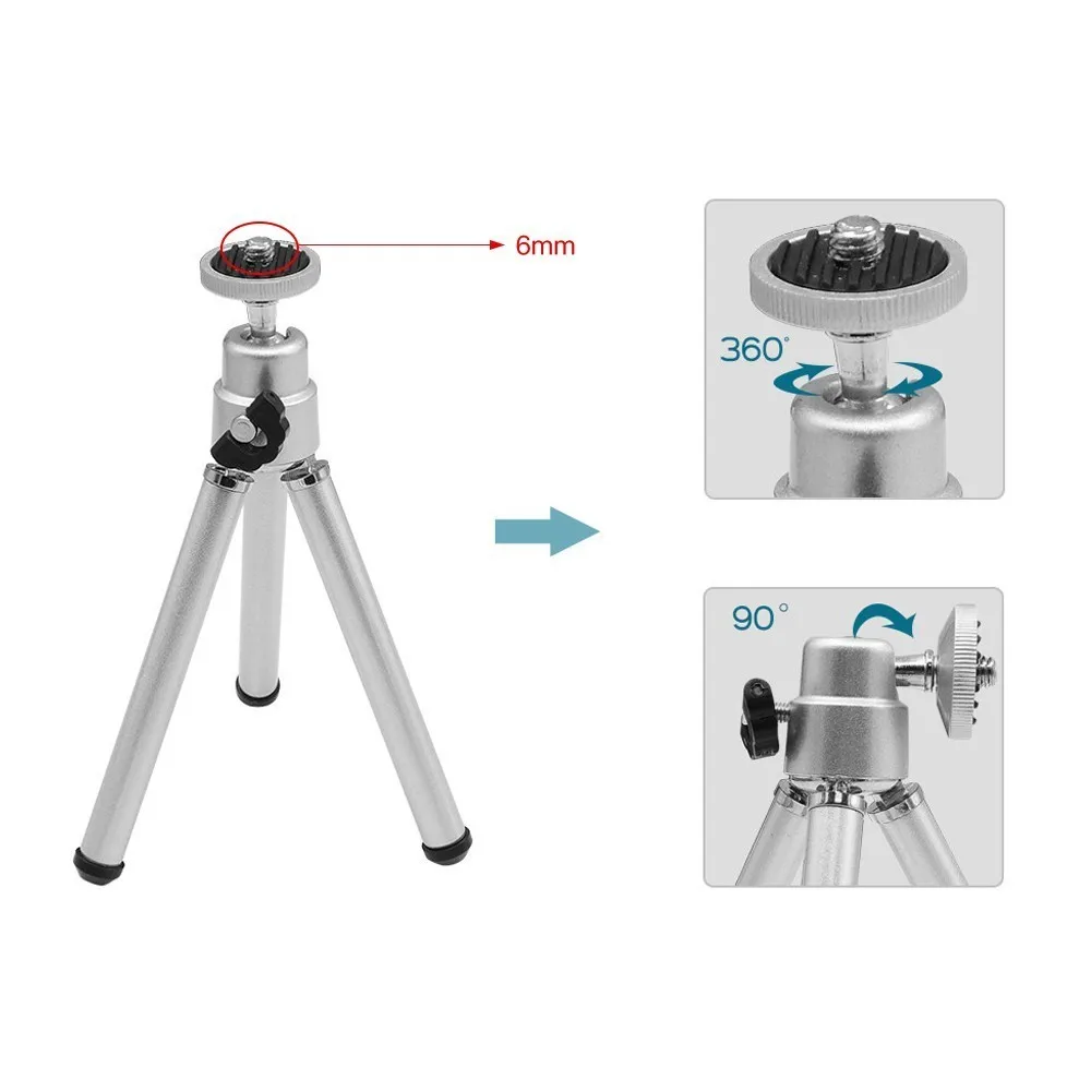 Мини штатив портативный Двухсекционный регулируемый проектор Настольный