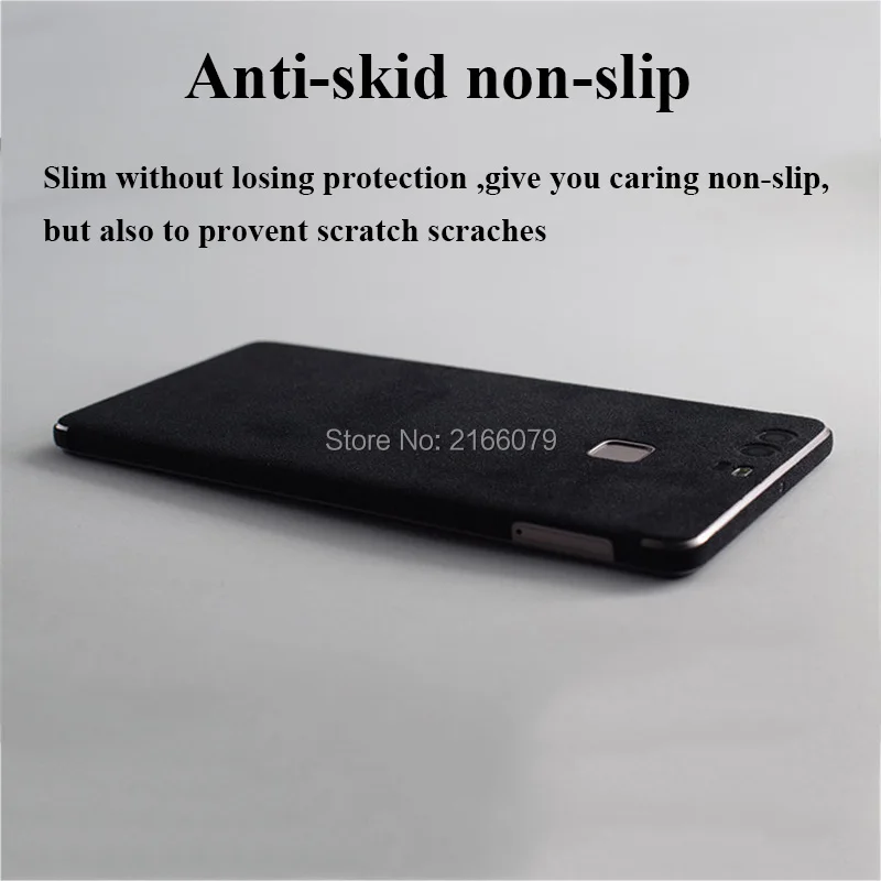 For Huawei Ascend P9 5.2&quot/ Plus 5.5&quot Luxury Plush Surface Full Back Body Cover Protective Suede Sticker Skin Decal Film |