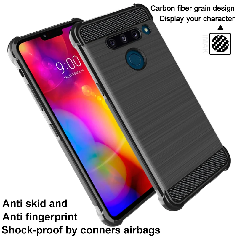 Противоударная подушка безопасности для LG G8S чехол ThinQ Imak Vega мягкая задняя крышка