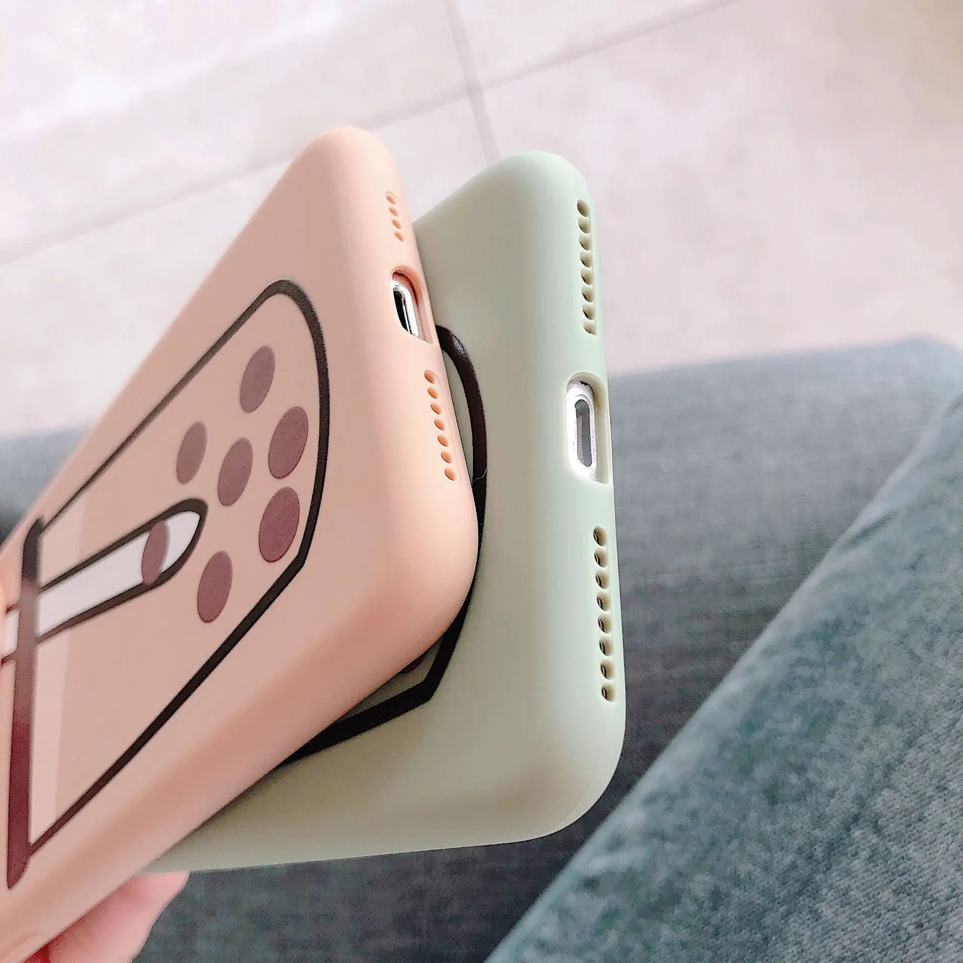 Милый чехол для телефона в Корейском стиле с рисунком молочного чая iPhone X Xs XR XSmax 7