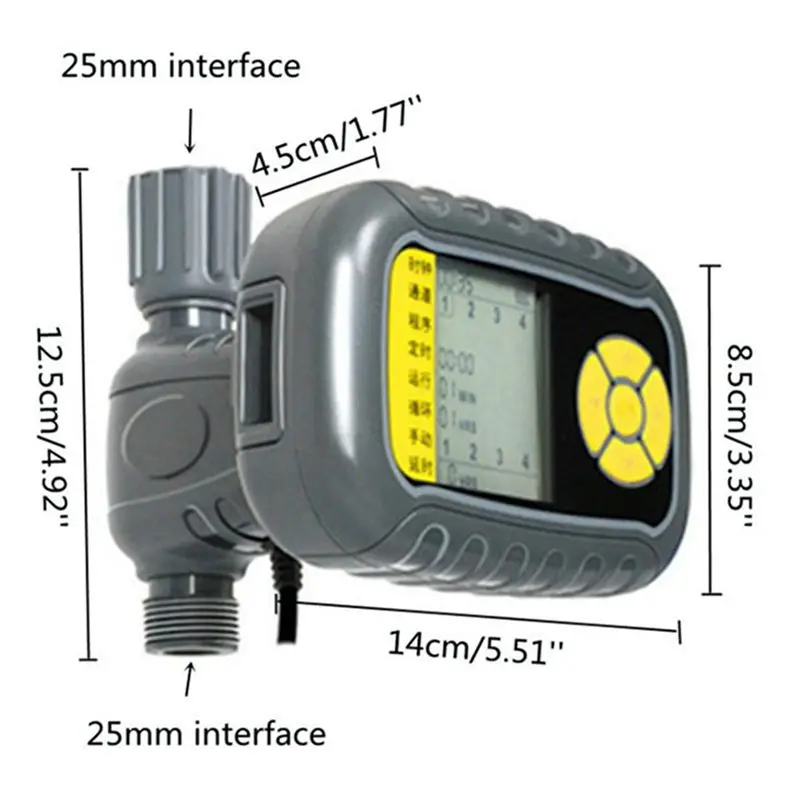 Сад кран таймер солнечной зарядки бассейн автоматический контроллер сад полива