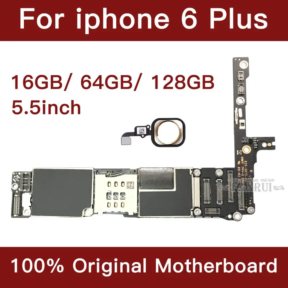 Для iPhone 6 Plus 5 дюймов материнская плата разблокированная с Touch ID