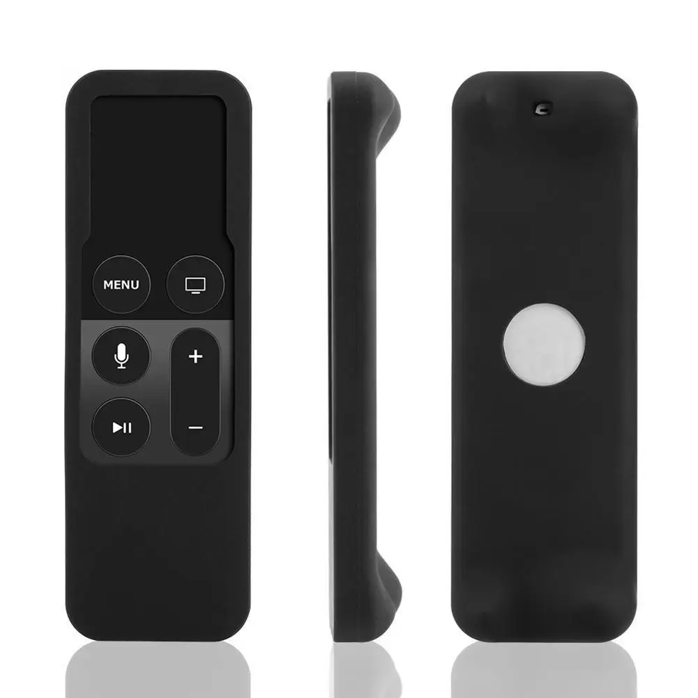 Защитный чехол для Apple TV 4K 4th Gen Siri силиконовый с дистанционным управлением и