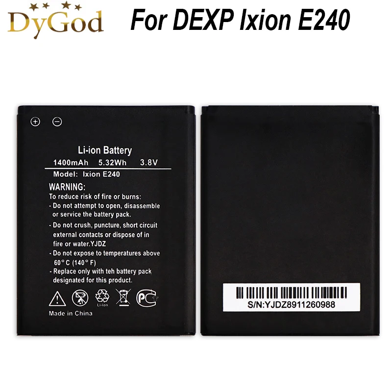 

High Quality 1400mAh For DEXP Ixion E240 Battery Accumulator