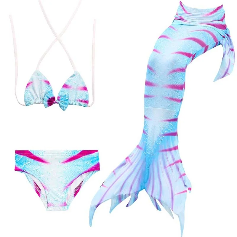 Kids Girls Bikini Mermaid Tail Costume Swimmable Monofin flippers for Children Swimwear Beach Photo Booth Props Hot Sales | Тематическая
