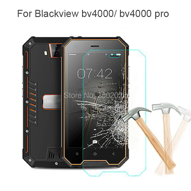 Защитное стекло с полным покрытием для Blackview BV4000 защитная пленка 9H Pro|Защитные