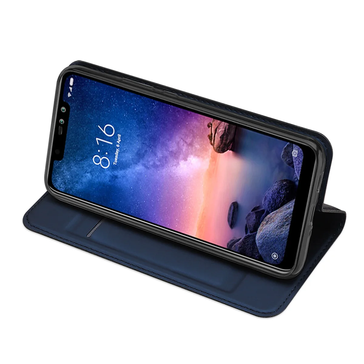 Чехол CASEWIN для Xiaomi Redmi Note 6 Pro 6A кожаный откидной Чехол-кошелек с отделением карт Mi A2