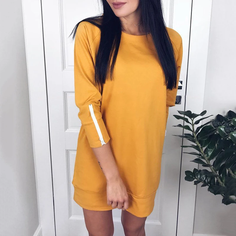 Модные женские туфли Повседневное Толстовка Свитер с длинными рукавами джемпер