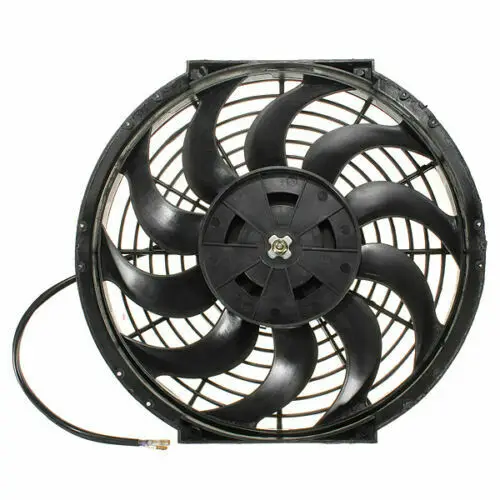 Универсальный тонкий Электрический вентилятор радиатора 12 в 80 Вт комплект для