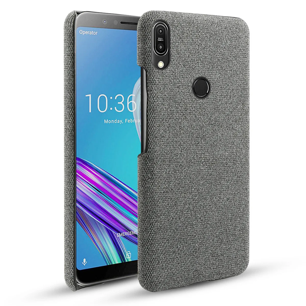 Чехол для Asus Zenfone Max Pro M1 ZB601KL тонкий тканевый чехол из поликарбоната с защитой от