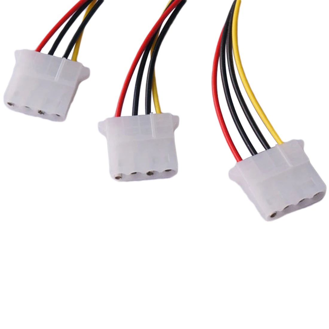 Высокое качество 4Pin IDE/SATA Мощность кабели HY1578 4 контактный молекс Мужской 3 порта
