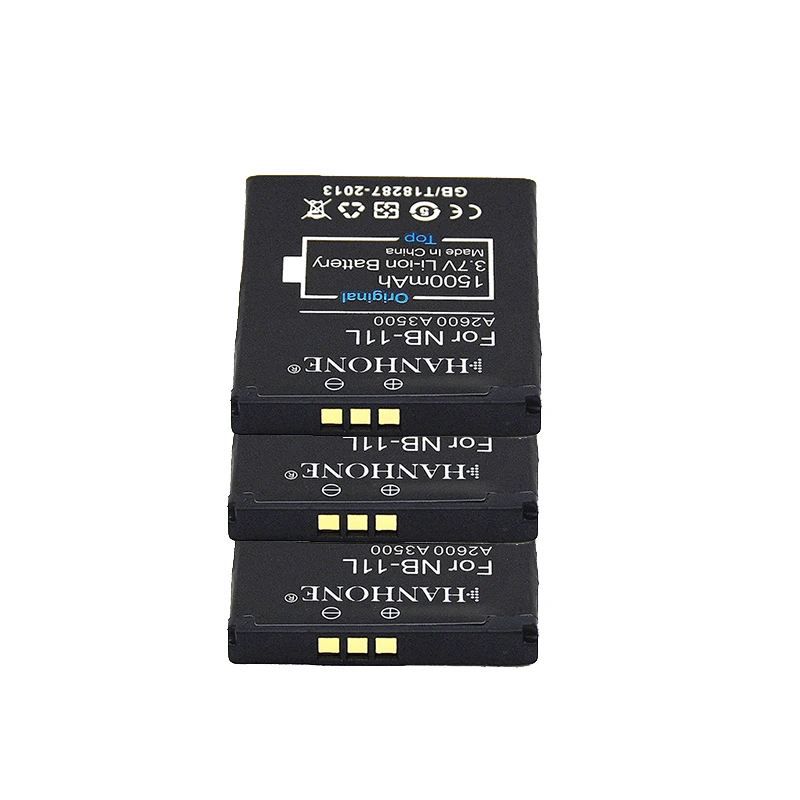 3 шт. Новинка 1500 мАч NB-11L NB 11L NB11L для Canon A2600 A3500 A4000IS IXUS 125 132 140 240 245 265 155 HS батарея |