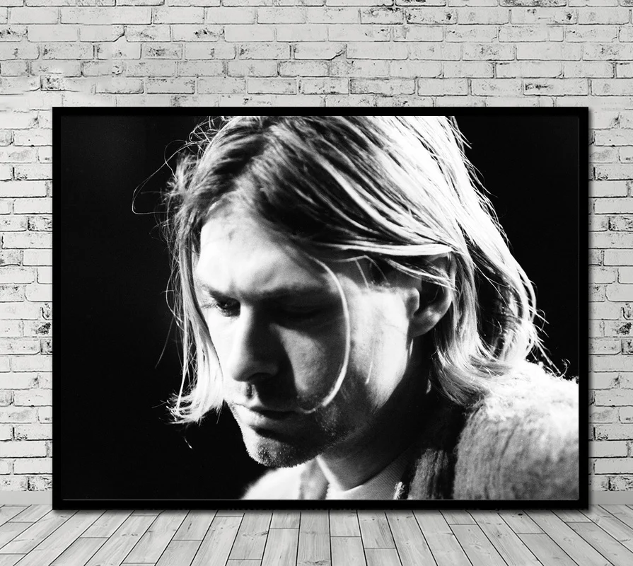 Nirvana Kurt Cobain постер холст картина принт настенная живопись домашний декор без