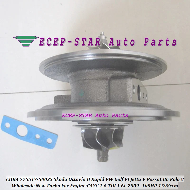 775517 775517-5002S 775517-5001S Турбокомпрессор картридж CHRA для Skoda Octavia Rapid VW Golf VI Jetta V Passat B6 Polo