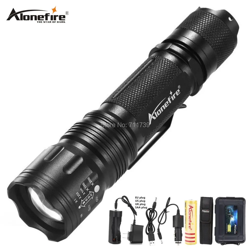 AloneFire TK105 самый мощный светодиодный фонарик CREE XP L V6 прожектор фонарь для кемпинга