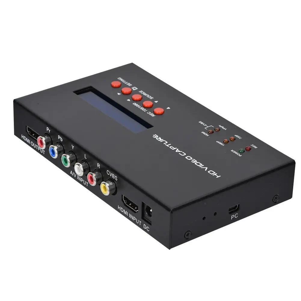 HD видео Захват коробка 1080P HDMI запись для камеры ТВ Игры ЕС 100 240 В горячая