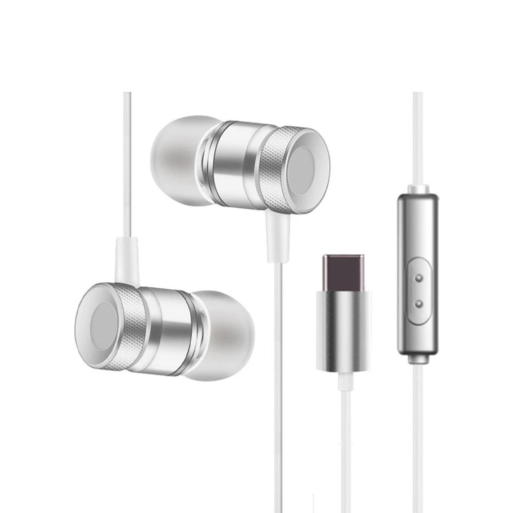 HIFI C бас супер наушники type в ухо стерео музыкального USB наушник|Наушники и