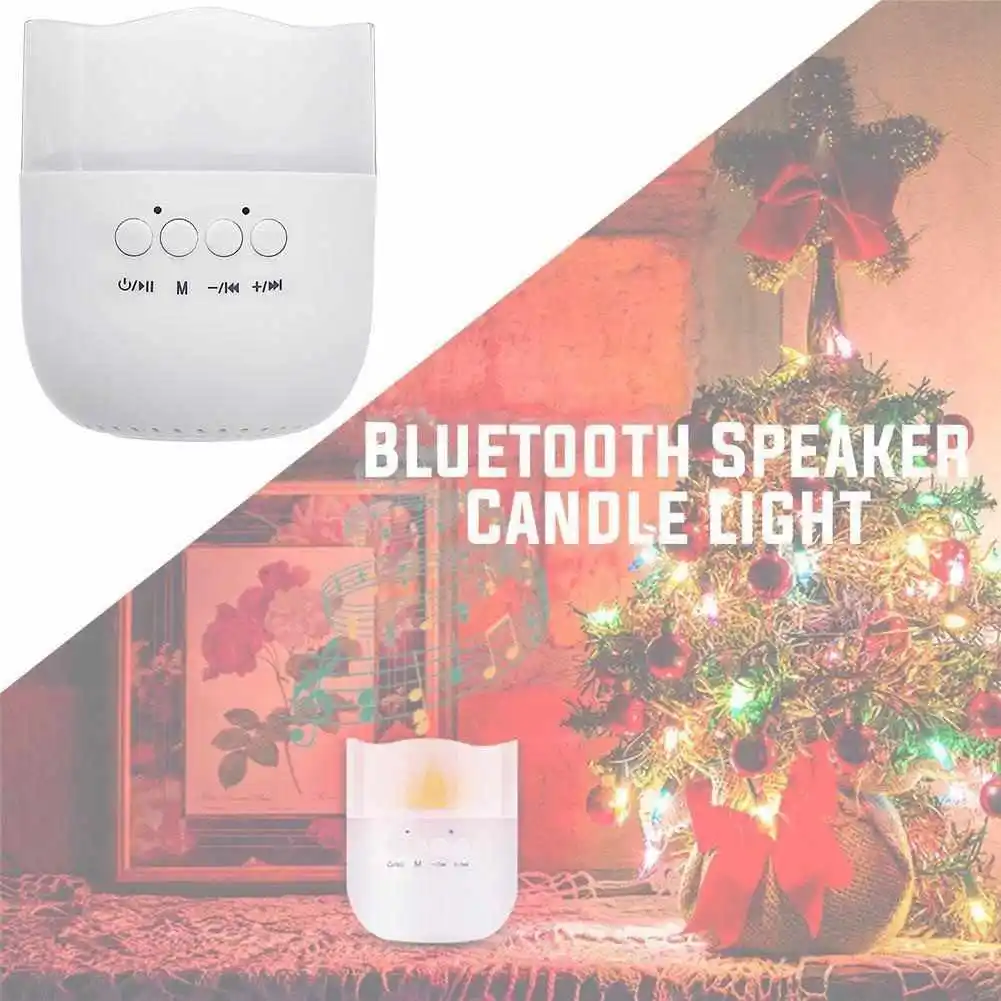 Led Night Light Bluetooth Speakers 3 In 1 Candle Table Lamp Wireless Speaker Portable Usb Lighting Stereo Sound Music Pl|Солнечные