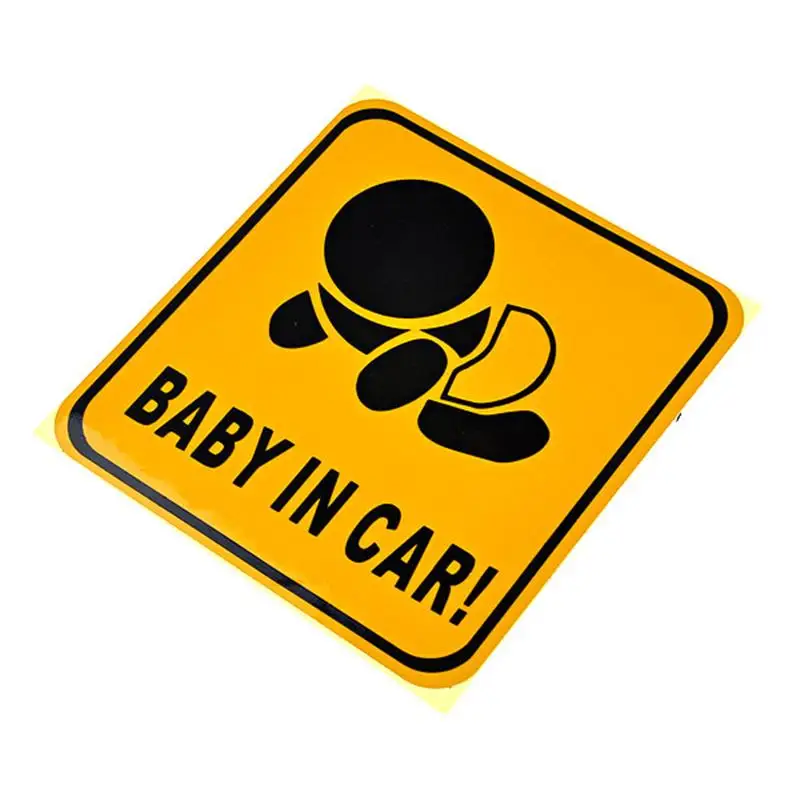 1pc Car Stickers Styling Crawling Baby In Design Reflective Sticker Decal Auto Decor- 11.5x12.5cm | Автомобили и мотоциклы