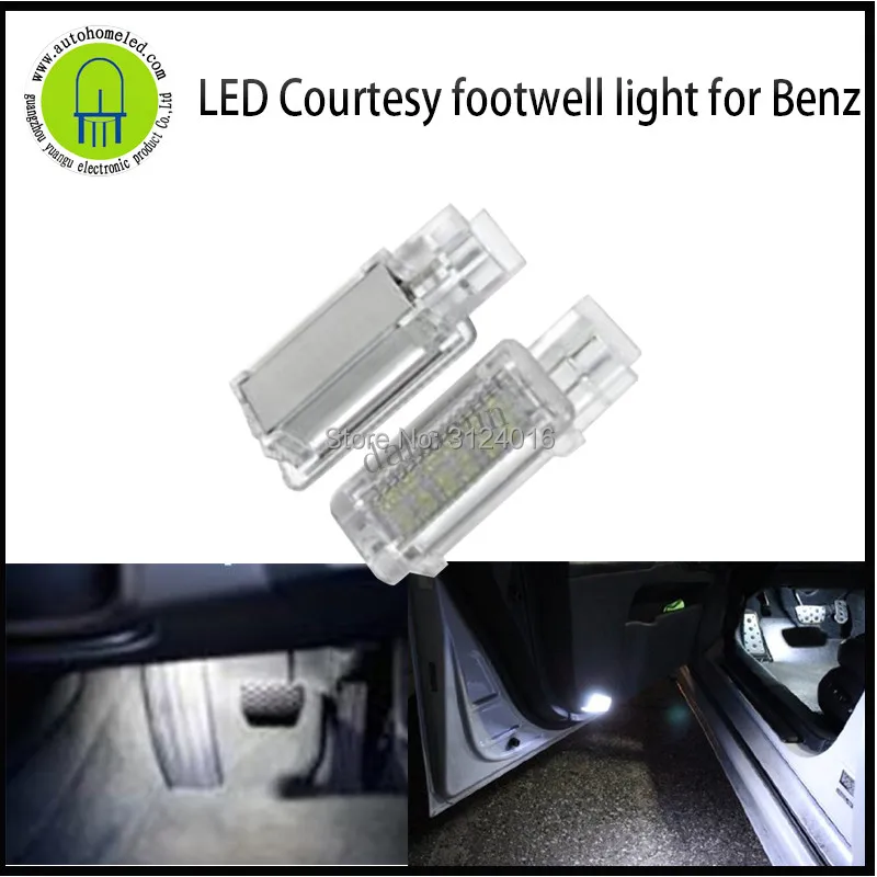 

2PCS x dahosun LED License Lamp 18SMD for Benz W203 W209 R171 R199 W176 W246 C117 Courtesy Light