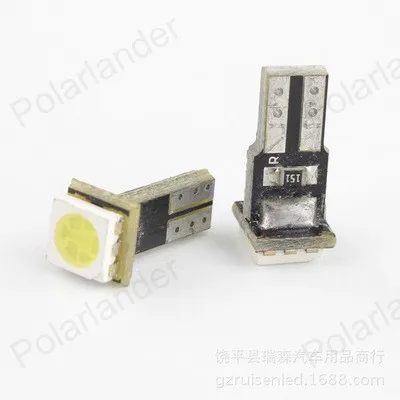 

30pcs Door Lights T5 12V Car Light Source Circuit Board Interior Lamp T5 5050 SMD LED Car Lamp Indicator Light