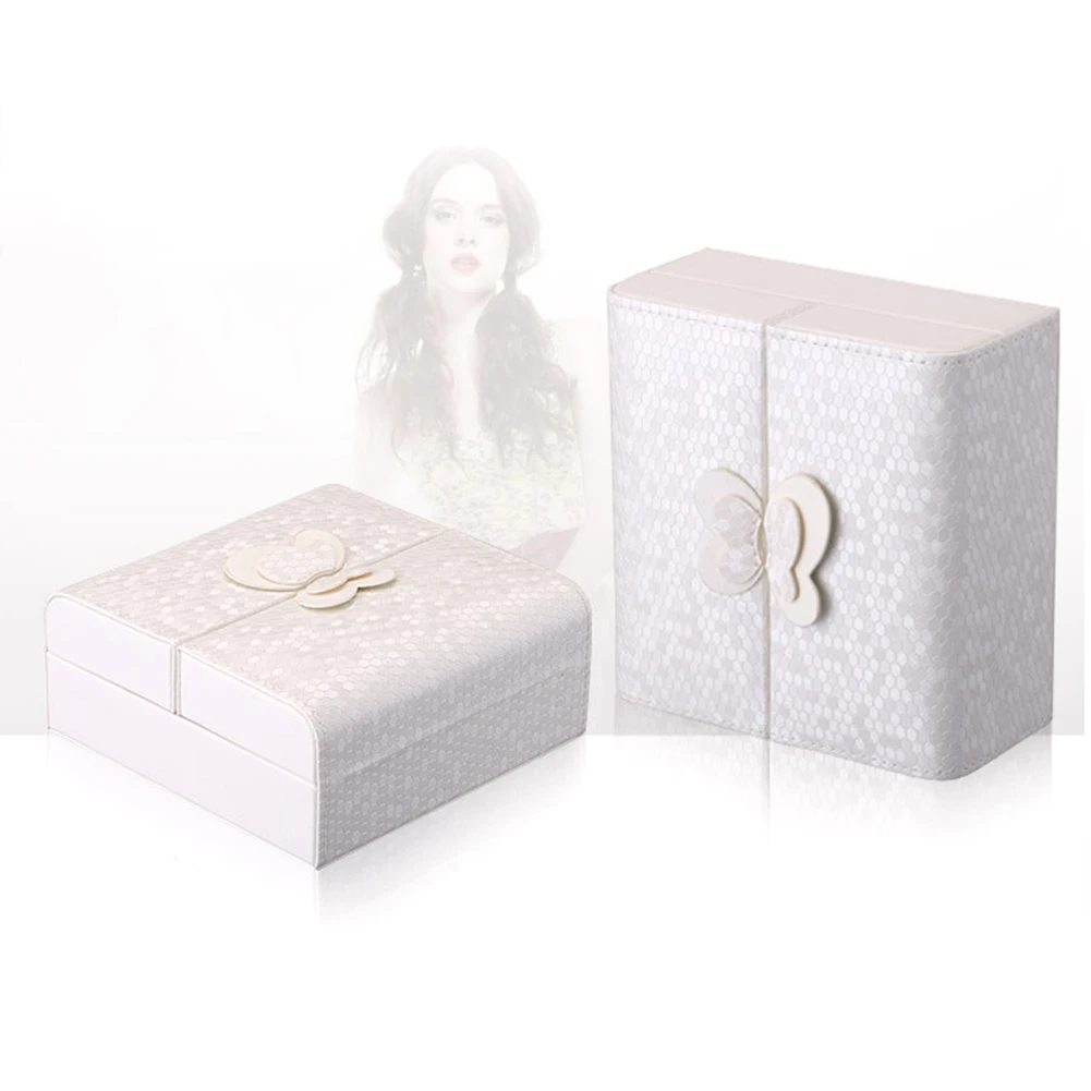 Ящик Тип губная помада Путешествия Макияж большой ёмкость Jewelry PU Box Настольный