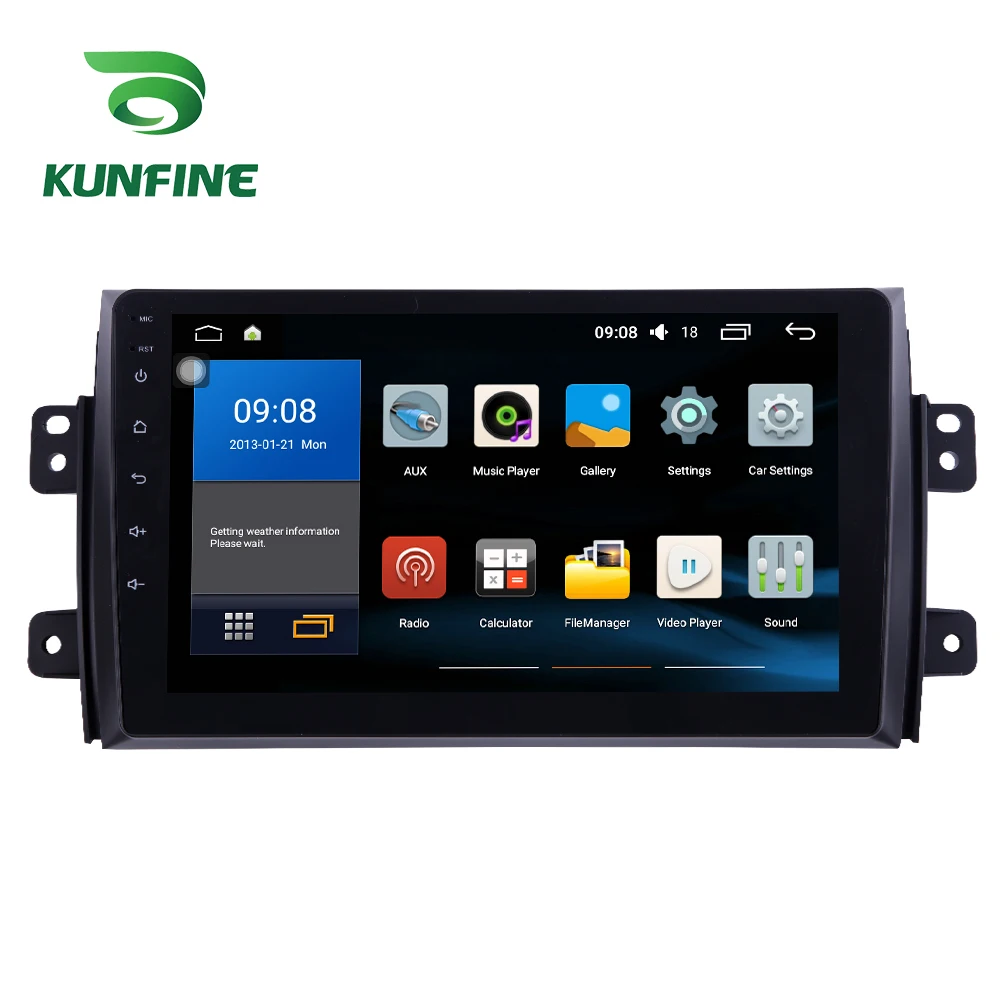Восьмиядерный 1024*600 Android 8 1 автомобильный DVD GPS навигационный плеер Deckless стерео для