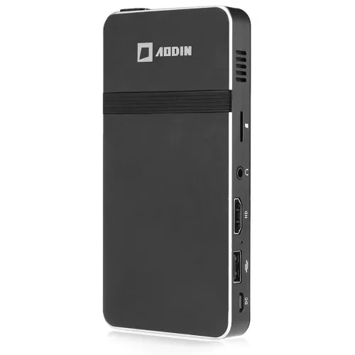 Карманный проектор DLP LED 100 ANSI люмен WiFi поддержка 1080P HD с USB Micro SD и 3 5 мм аудио для iPhone