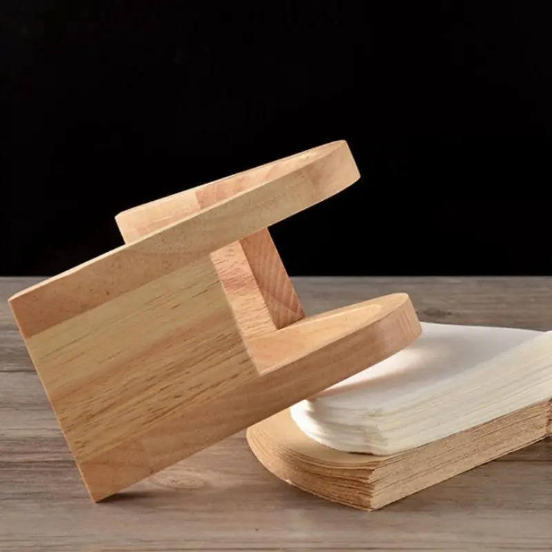 Бумажный держатель для кофейного фильтра простой кофейных фильтров полка