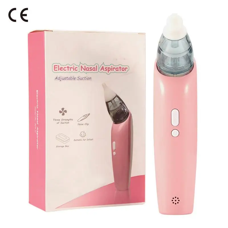 Детский носовой аспиратор Snot Sucker Baby Nose Cleaner электрическая всасывающая насадка