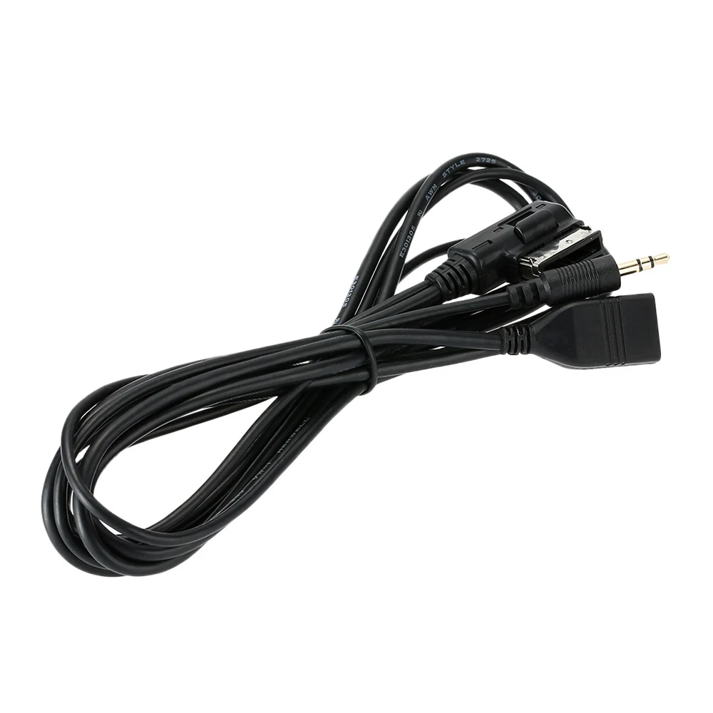USB-зарядное устройство KKMOON 1 5 м с интерфейсом AMI MMI для музыки разъем Aux 3 мм кабель