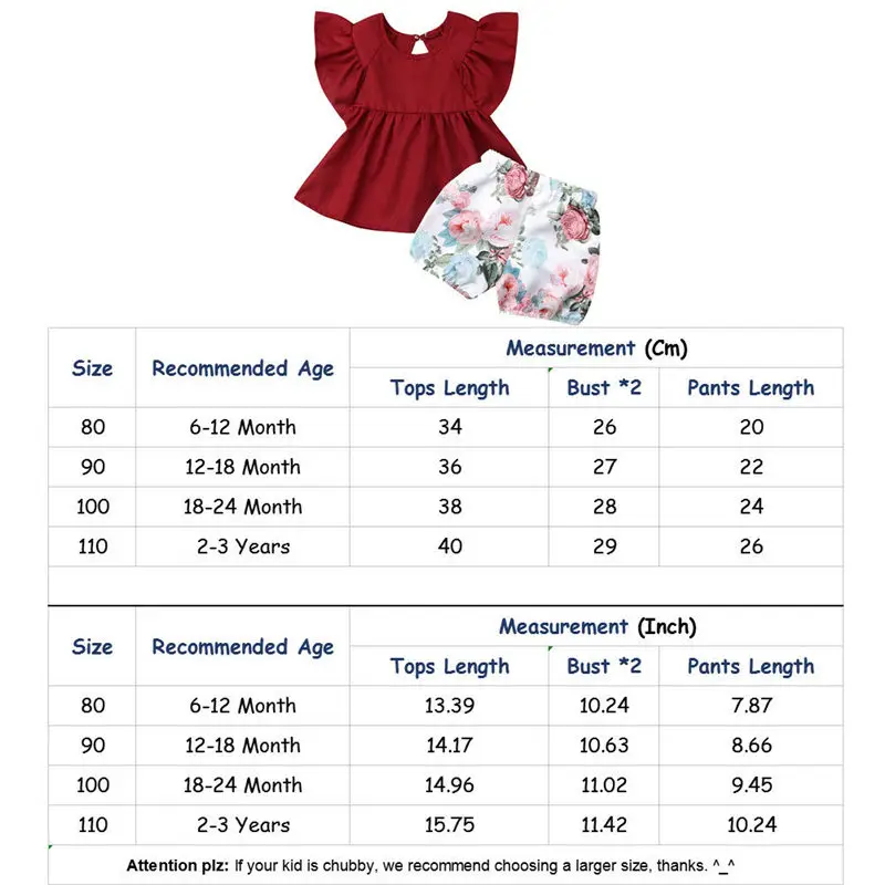 

Infant Baby Girls Clothes Set Princess Kids Outfit Fly Sleeve Top+Shorts+Headband 2pcs Summer Toddler Children Set