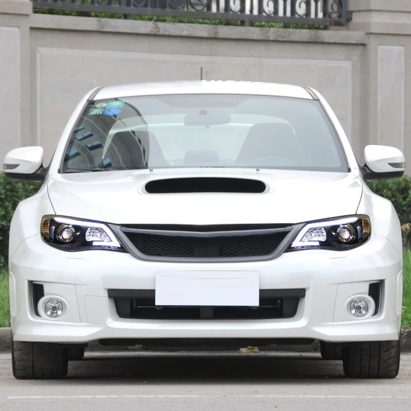 ROADOT для Subaru Impreza WRX STI светодиодные фары drl hid Bi Xenon объектив Низкий Луч