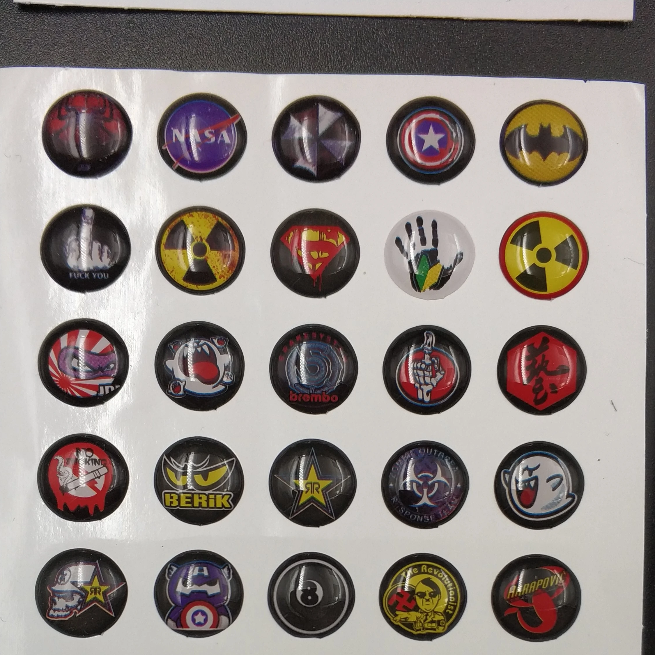 FASP декоративные маленькие капли гелевые наклейки для мобильных телефонов