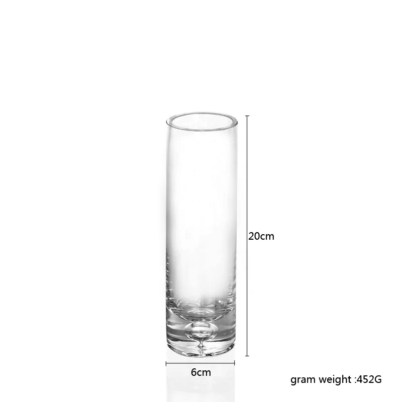 1 шт. искусственные высокие прозрачные вазы для украшения свадебного стола | Дом и