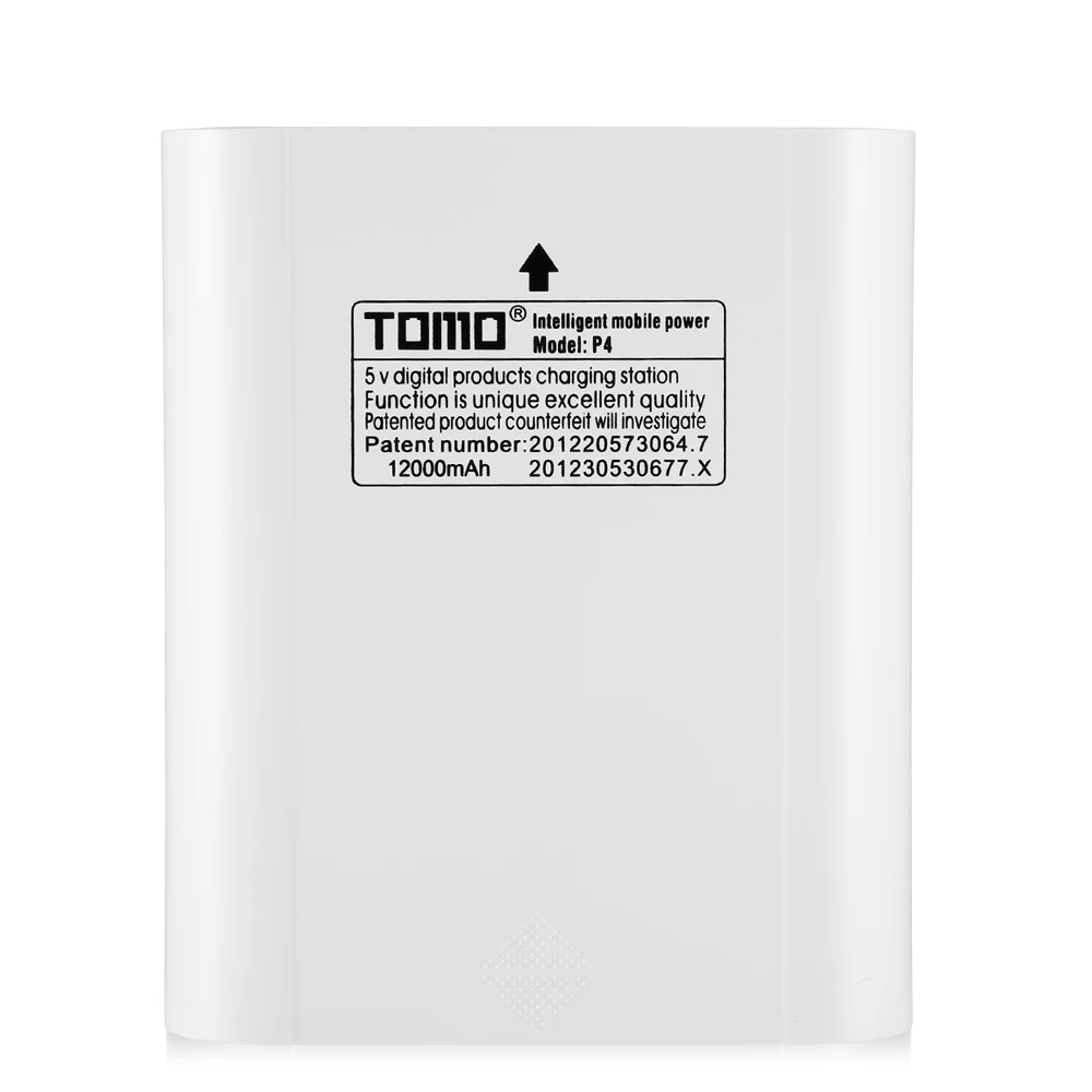 TOMO P4 умное зарядное устройство 5 V 2A/1A Мощность мобильные аккумуляторы Dual USB чехол